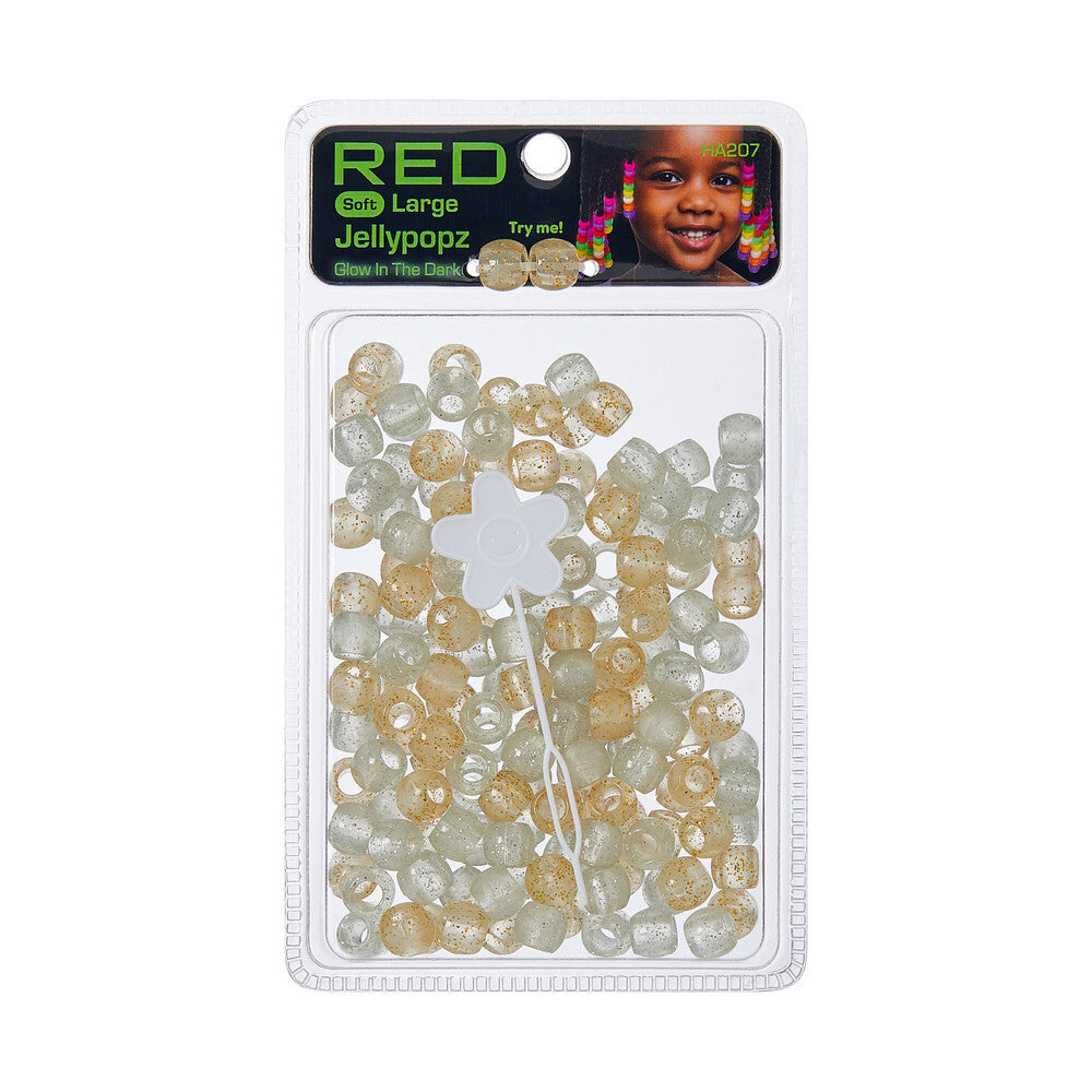 RED Jellypopz Hairbeads (Large) - product image 13