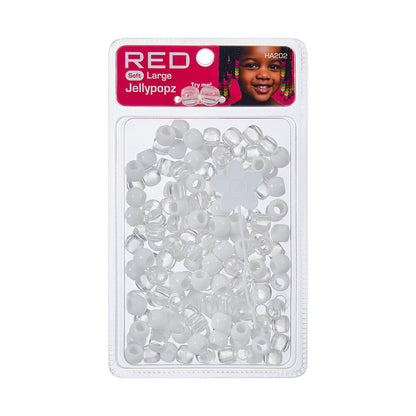 RED Jellypopz Hairbeads (Large) - product image 2