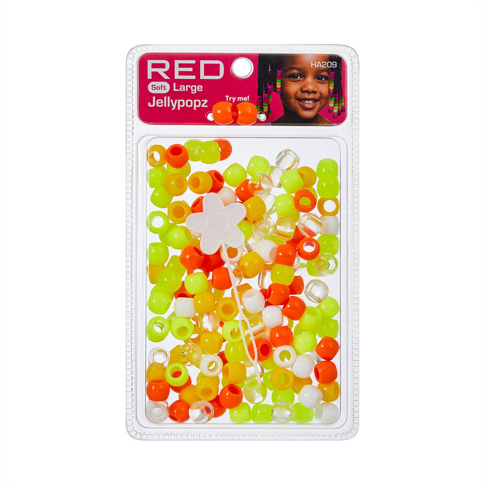 RED Jellypopz Hairbeads (Large) - product image 8