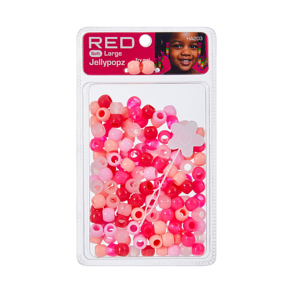 RED Jellypopz Hairbeads (Large) - product image 9
