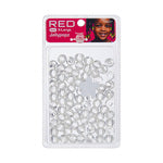 RED Jellypopz Hairbeads (X-Large) - Color Clear swatch