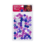 RED Jellypopz Hairbeads (X-Large) - Color Purple Asst swatch