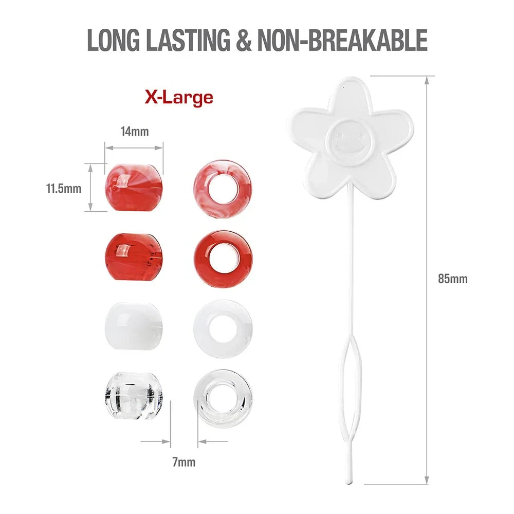 RED Jellypopz Hairbeads (X-Large) - product image 3