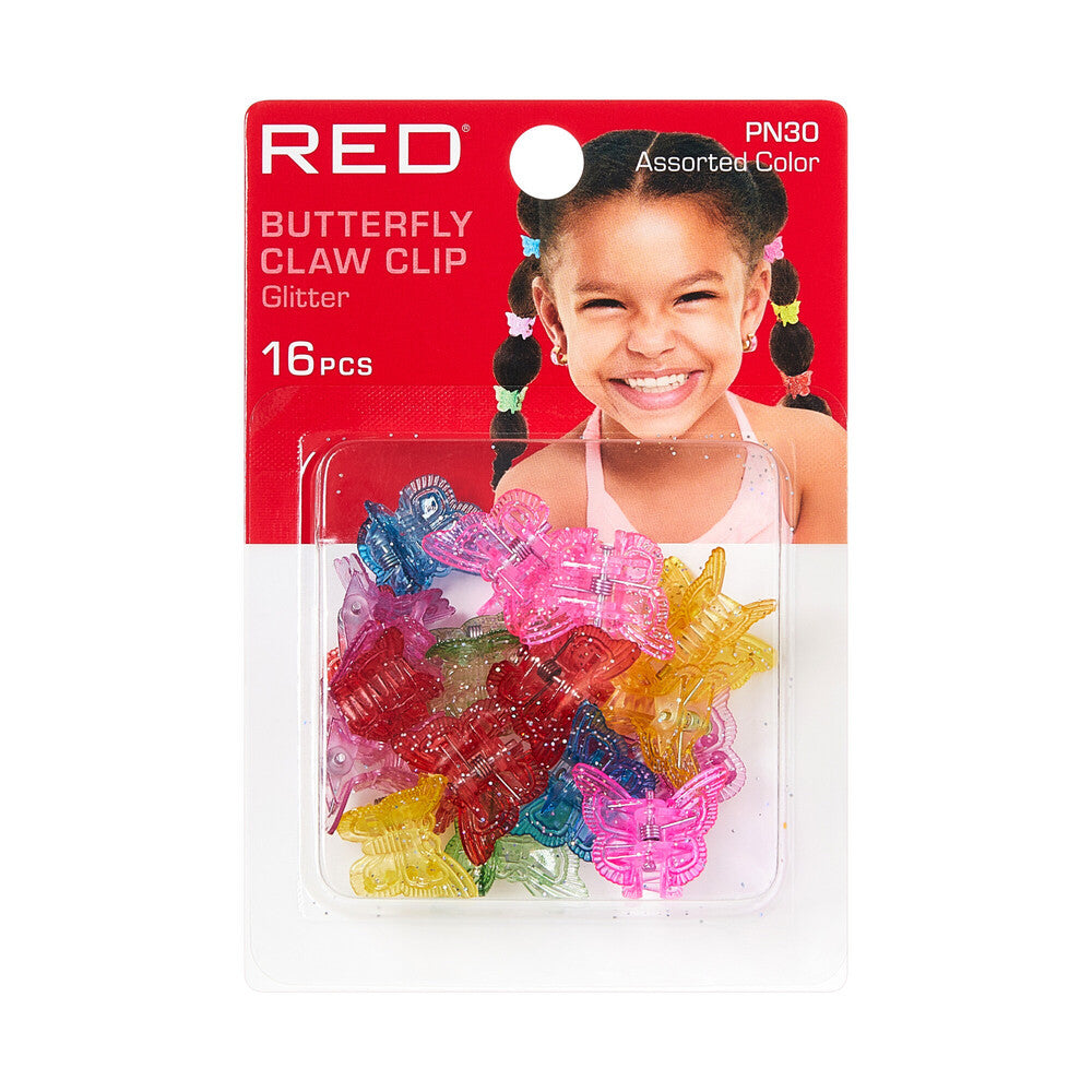 RED Butterfly Hair Claw Clip - product image 2