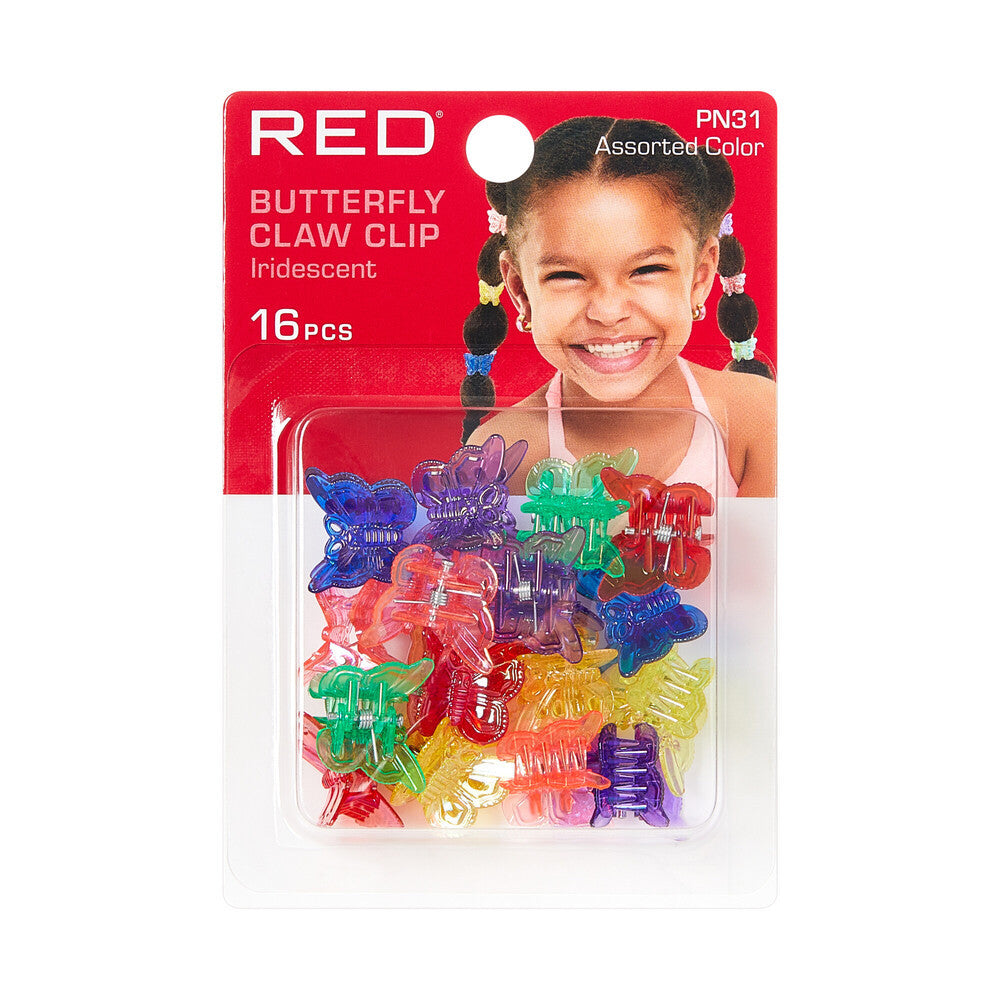 RED Butterfly Hair Claw Clip - product image 3