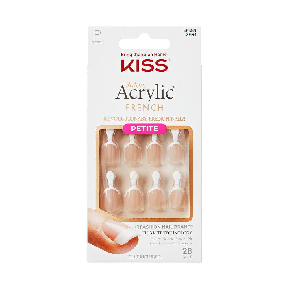 KISS Salon Acrylic French Nails - PETITE