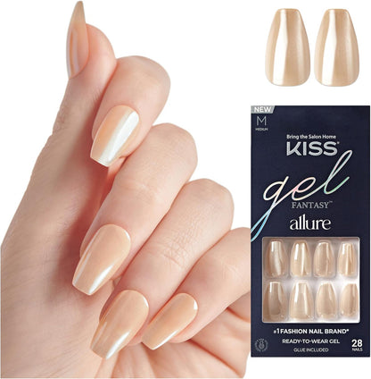 KISS Gel Fantasy Allure Nails - Moon Beam - product image 3