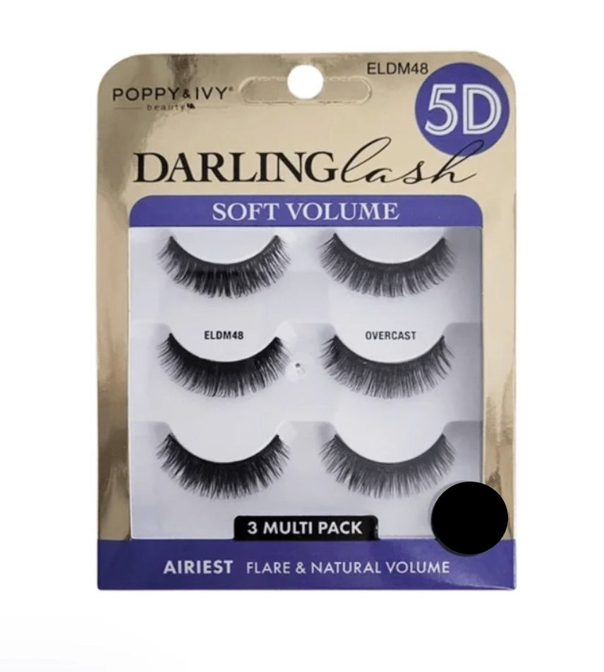 ABSOLUTE Poppy & Ivy 5D Darling Lashes Multipack (3 Pairs) - Variant Overcast [ELDM48]