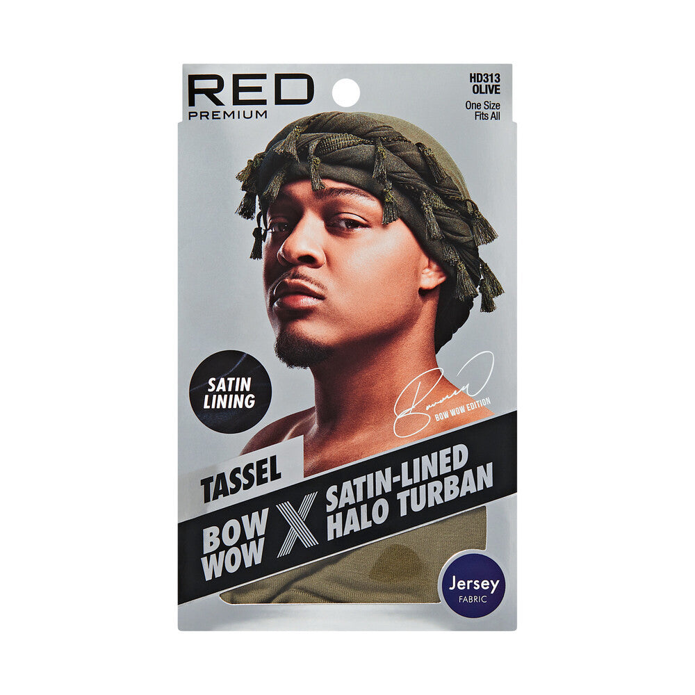 RED Satin-Lined Halo Turban (HD311 - HD316) - product image 4