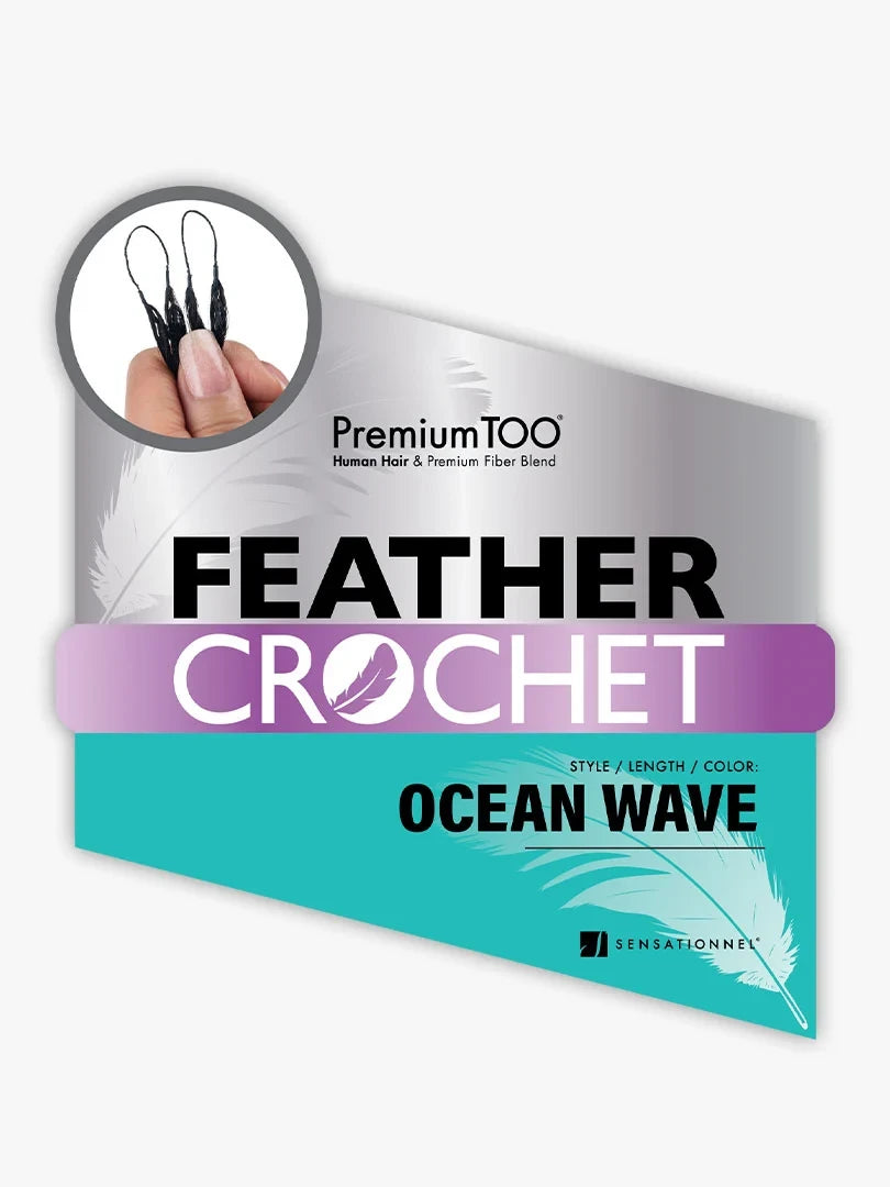 SENSATIONNEL Premium TOO Feather Crochet - OCEAN WAVE (14"-22") - product image 4