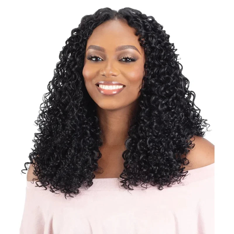 ORGANIQUE Mastermix Synthetic Clip In Extension 9pcs - BURMESE CURL 18" - product image 2