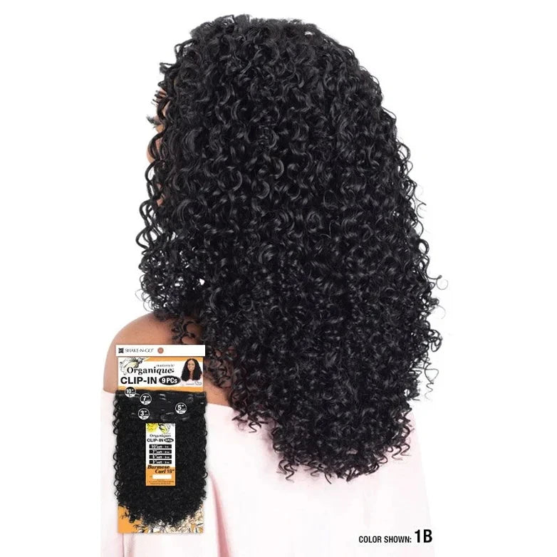 ORGANIQUE Mastermix Synthetic Clip In Extension 9pcs - BURMESE CURL 18" - product image 3