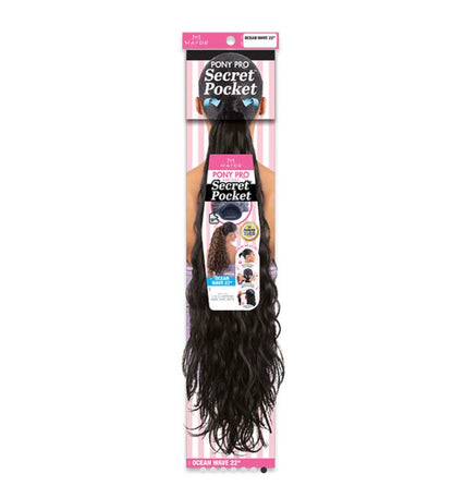 Mayde Beauty Synthetic Secret Pocket Pony pro - OCEAN WAVE 22" - product image 3