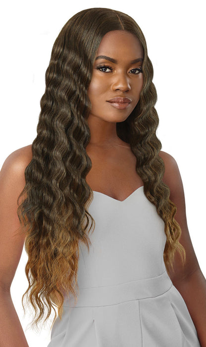 OUTRE Synthetic Crimp Wave HD Transparent Lace Front Wig - ODESSA