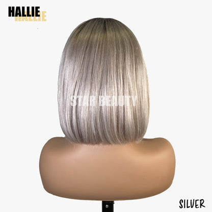 Bellatique 100% Human Hair Full Wig - HALLIE (T1B/SILVER) - product image 3
