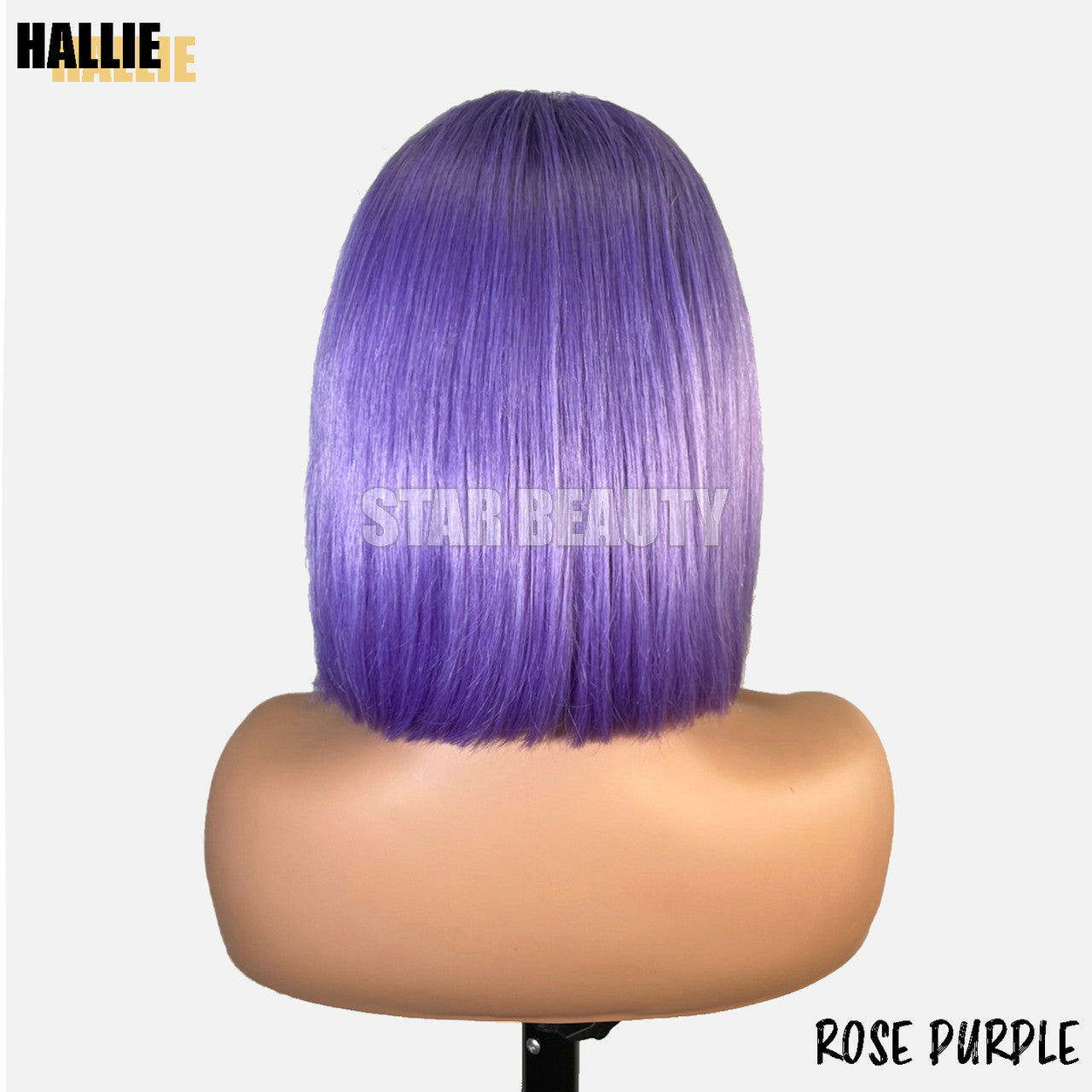 Bellatique 100% Human Hair Full Wig - HALLIE(ROSE PURPLE) - product image 4