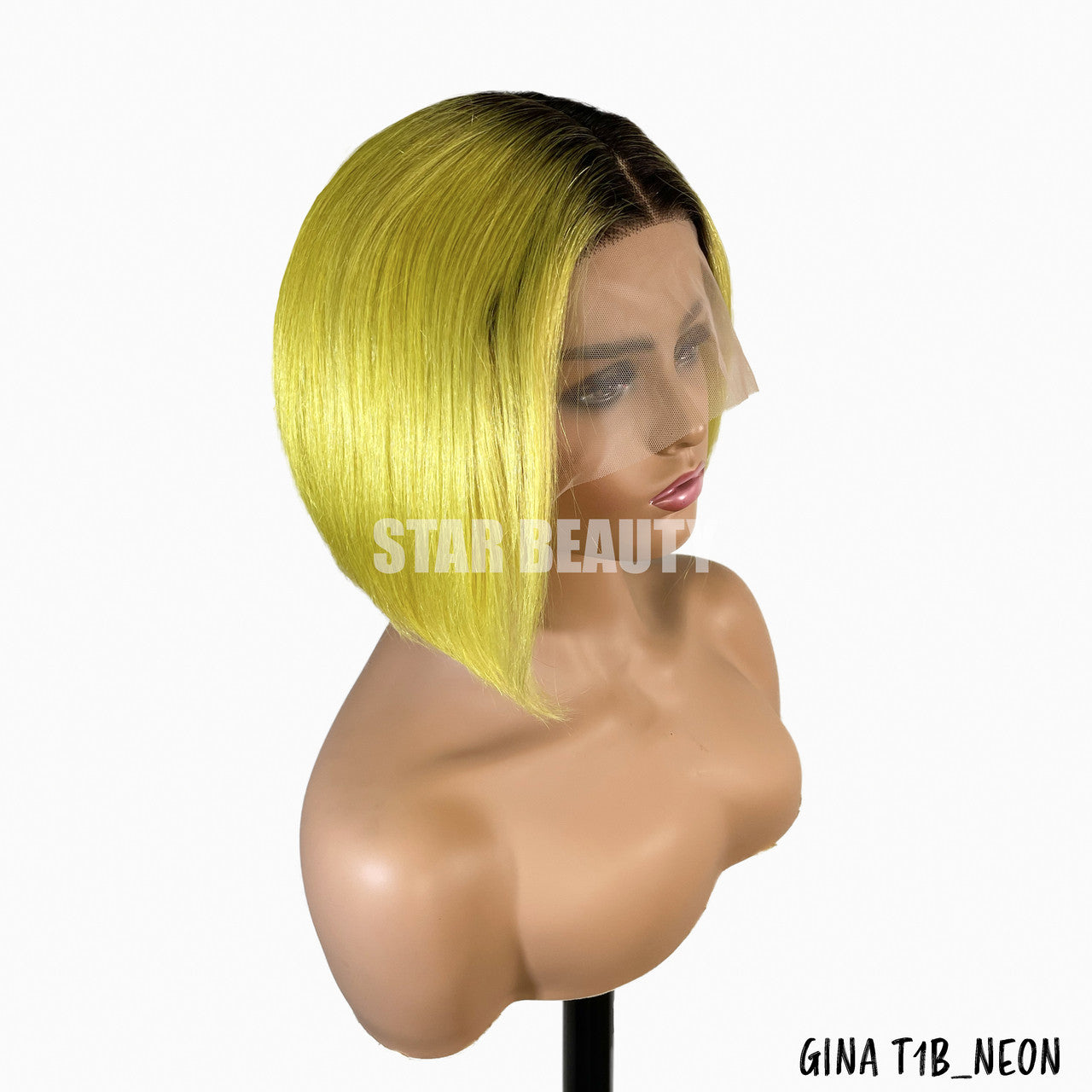 Bellatique 100% Human Hair I-Part Lace Wig - GINA (T1B/NEON) - product image 3