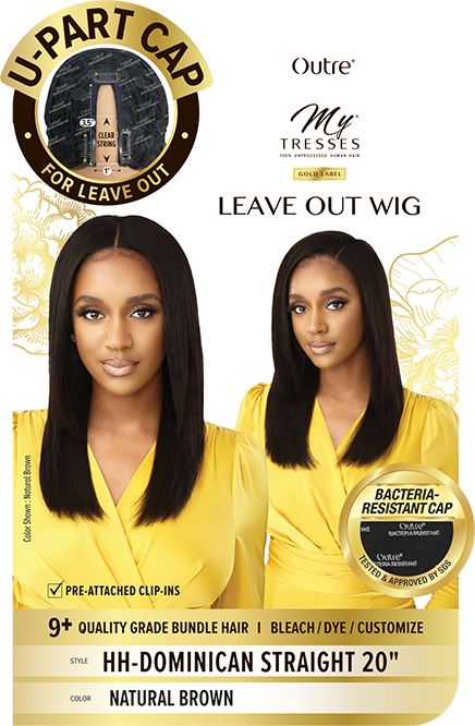 OUTRE Mytresses 100% Unprocessed Human Hair Gold Label Leave Out Wig - Dominican Straight 20" - product image 5