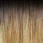 OUTRE Synthetic HD Lace Front Deluxe Wig - Verina - Color DR4/BL Golden Honey swatch