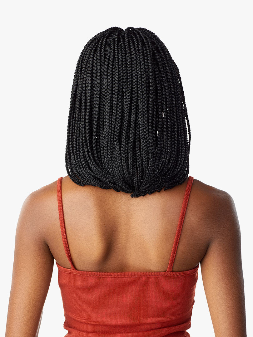 SENSATIONNEL Cloud 9 4X4 PART SWISS LACE Wig - BOX BRAID BOB - product image 4