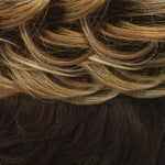 OUTRE HD Transparent Lace Front Wig - Zana - Color DRB4/Honey Amber swatch