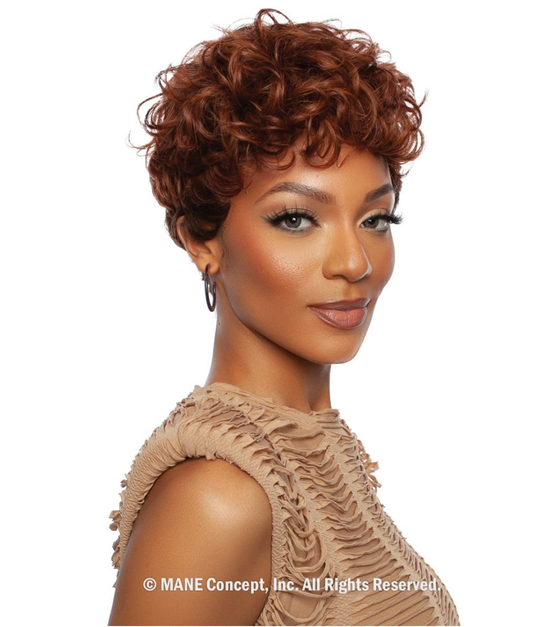 MANE CONCEPT 100% Unprocessed Human Hair Trill Full Wig - TR1151 - 11A PIXIE WEAVE - product image 2