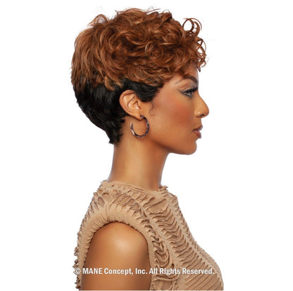 MANE CONCEPT 100% Unprocessed Human Hair Trill Full Wig - TR1151 - 11A PIXIE WEAVE - product image 3