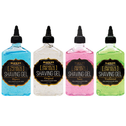 Black Ice Signature Series 24K Gold Shaving Gel