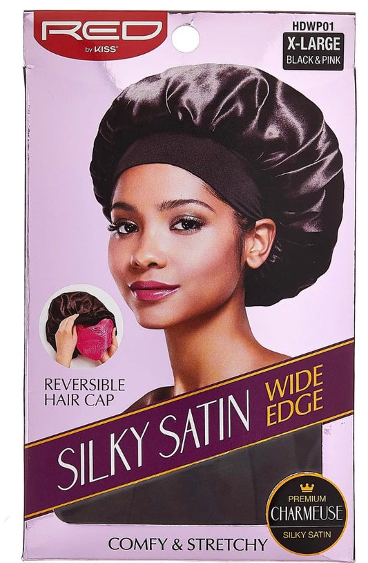 RED Silky Satin Wide Edge Double Wear (XL)