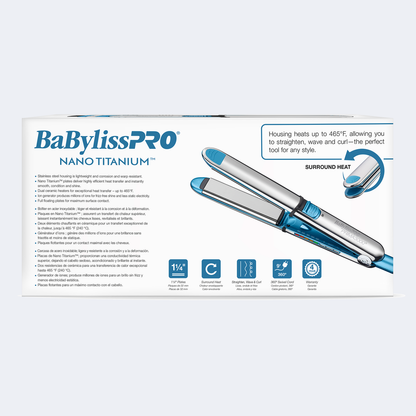 BaBylissPRO Nano Titanium Prima3000 1¼" Ionic Straightener