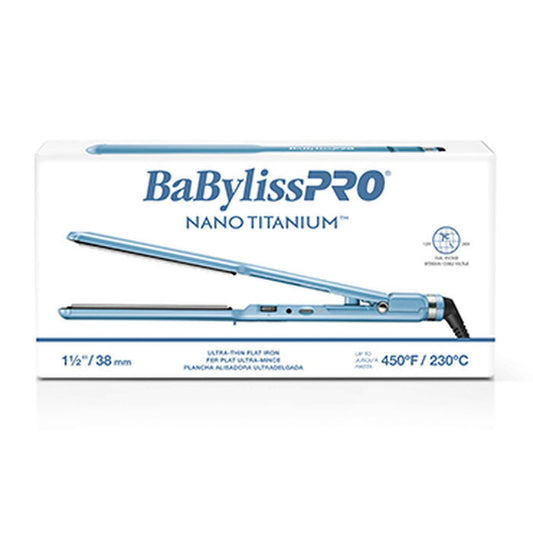 BabylissPRO Nano Titanium Ultra-Thin Flat Iron 1 1/2