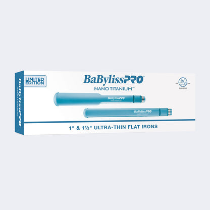 BaBylissPRO Nano Titanium Ultra-Thin Flat Irons 1" & 1-1/2" Combo