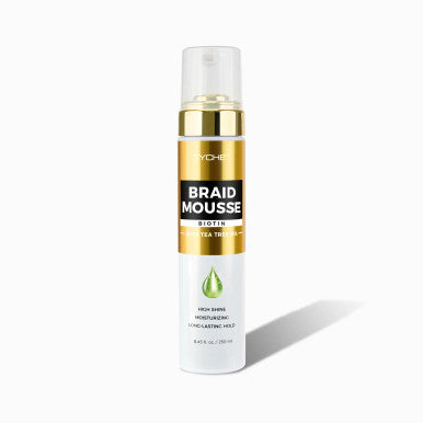 TYCHE Braid Mousse with Biotin & Tea Tree Oil (8.45 oz)