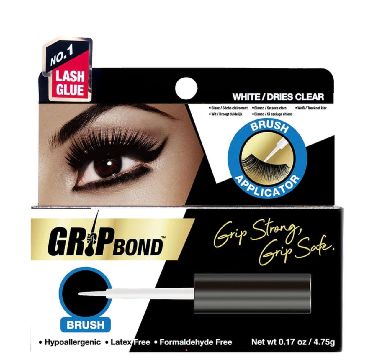 Ebin New York Grip Bond Latex-Free Lash Adhesive - White