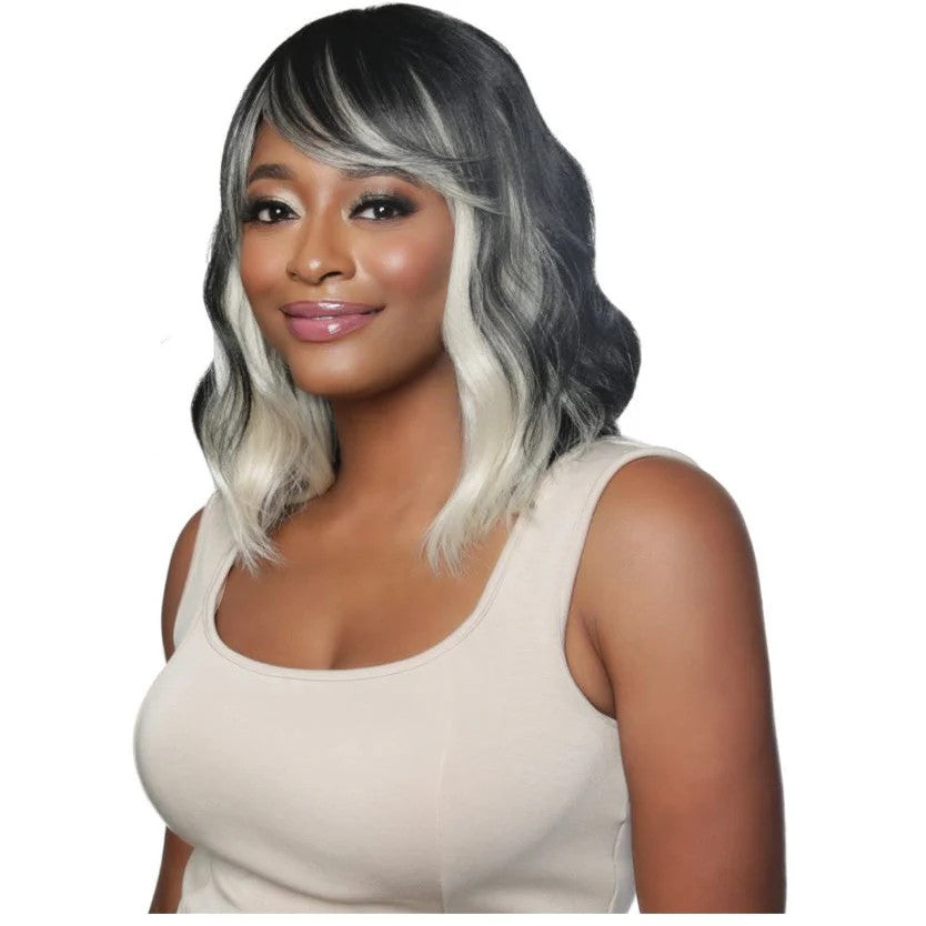 MANE CONCEPT Brown Sugar Human Hair Blend Full Wig - BSEV101 Sunny Day