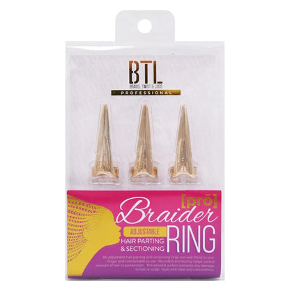 BTL Professional Adjustable Braider Hair Parting & Sectioning Ring
