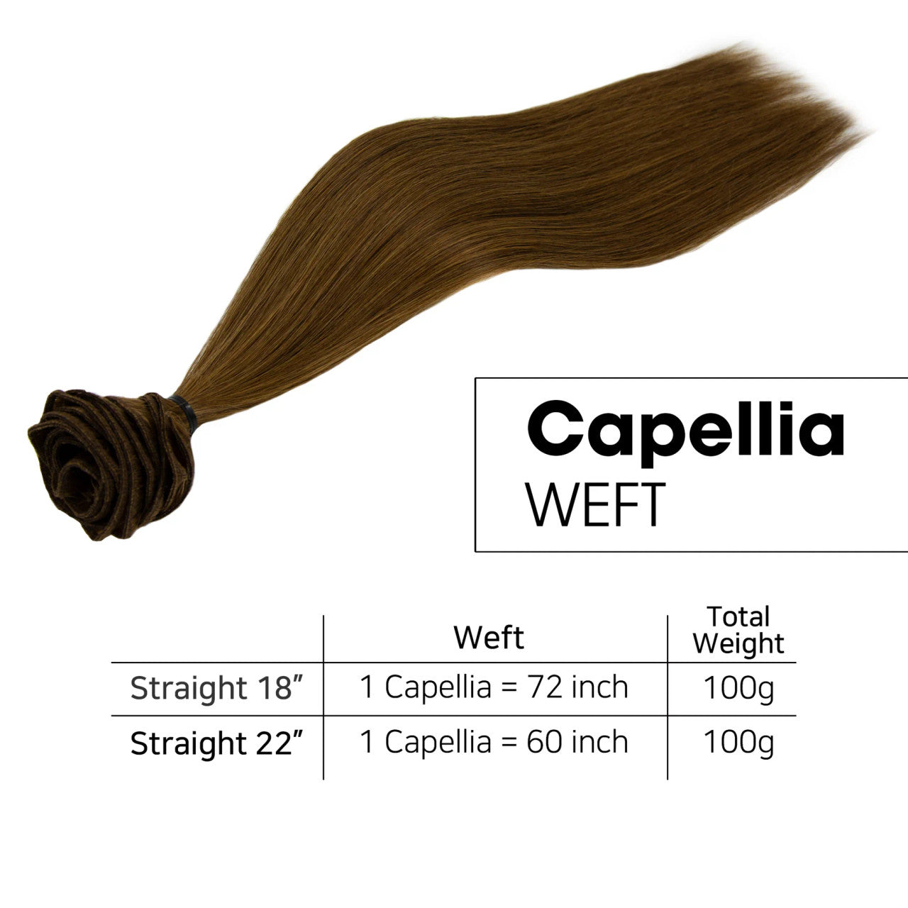 Hair Couture 100% Human Hair Extensions Avanti 9pcs Clip-ins - CAPELLIA WEFT