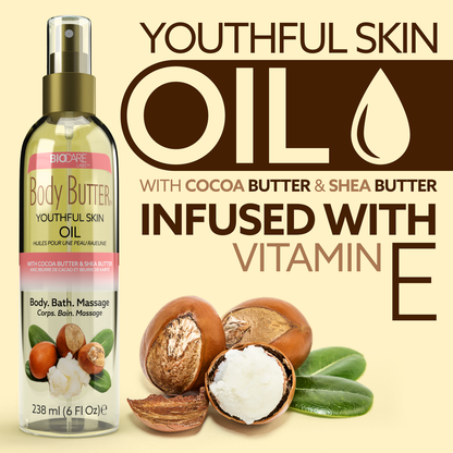 Biocare Body Butter Oil  with Cocoa Butter & Shea Butter (6oz)