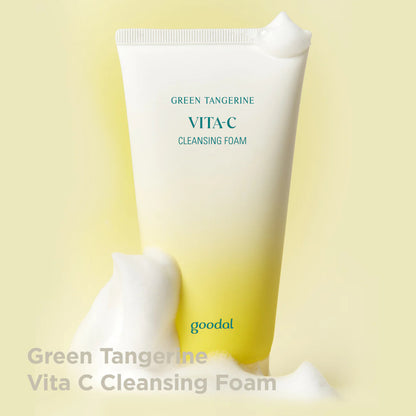 [GOODAL] Green Tangerine Vita C Cleansing Foam (5.07 oz)
