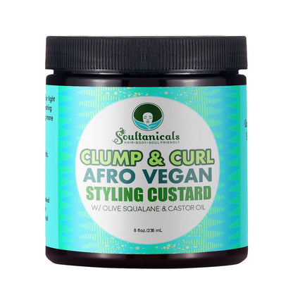 Soultanicals Clump & Curl, Afro Vegan Styling Custard