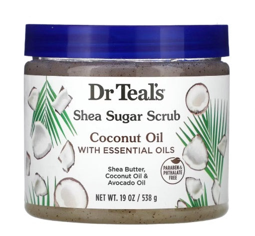 Dr. Teal's Essential Oil Shea Sugar Scrub (19oz)