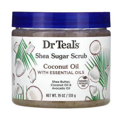 Dr. Teal's Essential Oil Shea Sugar Scrub (19oz)