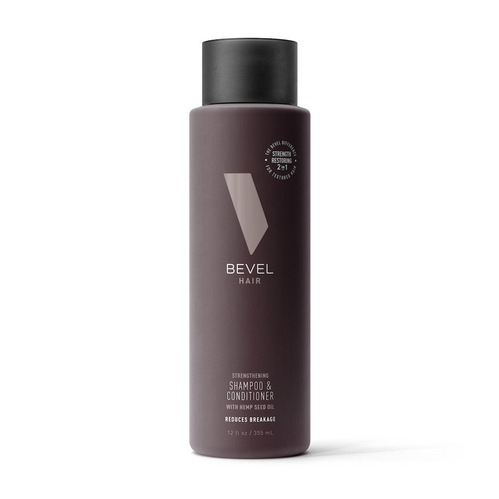 BEVEL Strengthening 2-in-1 Shampoo & Conditioner (12 oz)