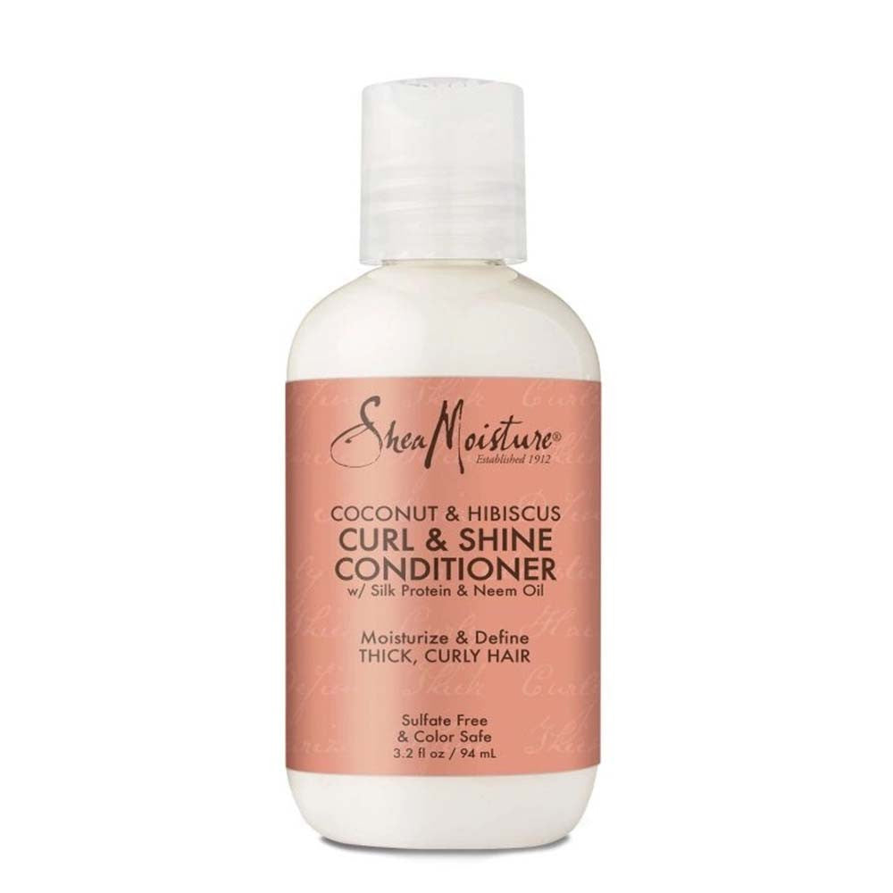 Shea Moisture Coconut & Hibiscus Curl & Shine Conditioner Travel Size  (3.2 oz)