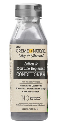 Creme Of Nature Clay & Charcoal Moisture Replenish Conditioner