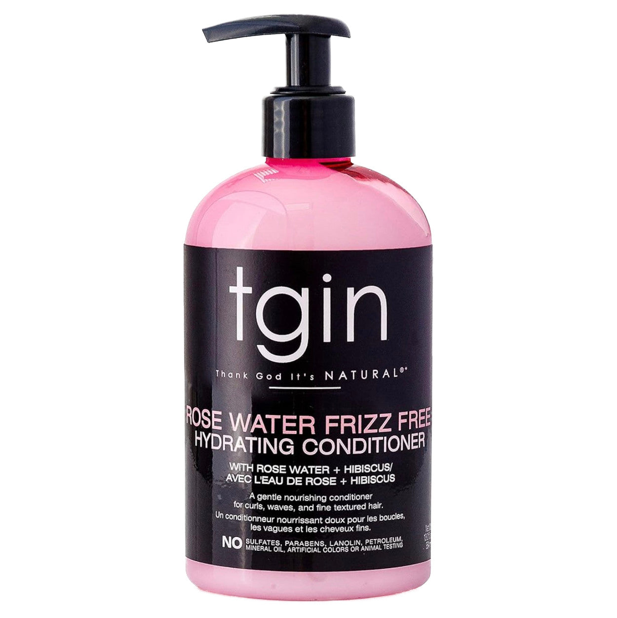 TGIN Rose Water Frizz Free Hydrating Conditioner (13 oz)