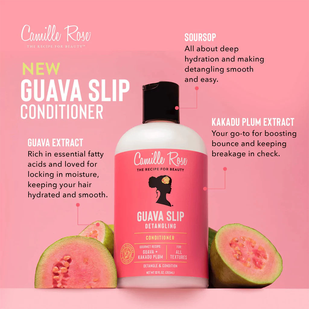 Camille Rose Guava Slip Detangling Conditioner (12oz)