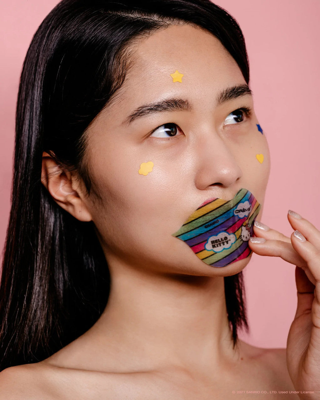 THE CREME SHOP Hello Kitty Hydrogel Lip Patch (Strawberry Flavored)