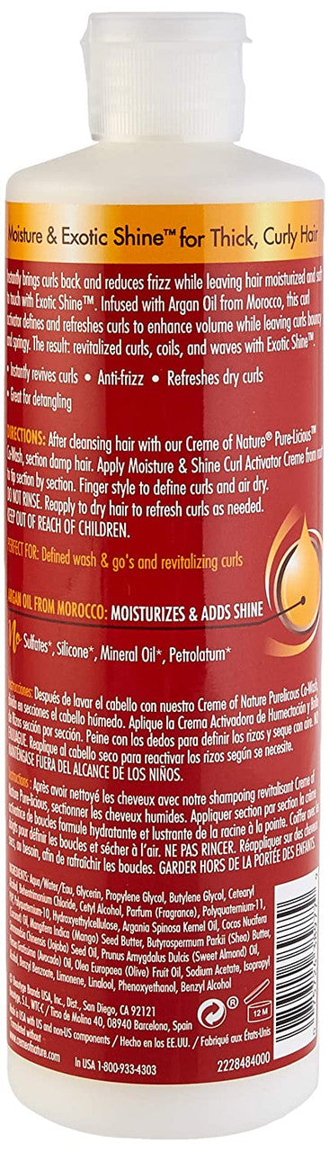 Creme Of Nature Argan Oil Moisture & Shine Curl Activator Creme