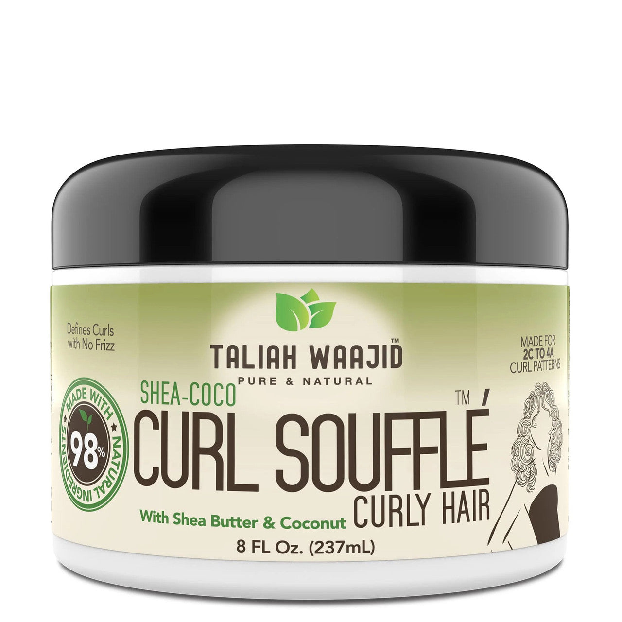 Taliah Waajid Pure & Natural Shea Coco Curly Hair Curl Souffle (8 oz)